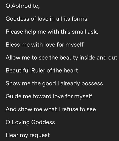 Prayer To Aphrodite, Invocation Prayer, Prayer For Love, Aphrodite Goddess, Goddess Aesthetic, Greek Mythology Gods, My Prayer, Spiritual Love, Greek Gods And Goddesses