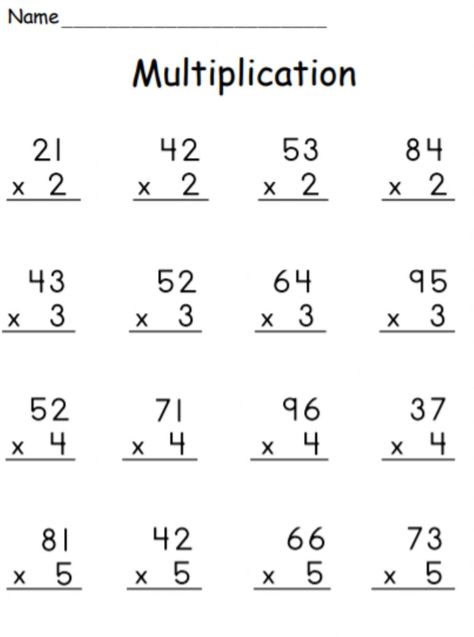 Multiplication 2 digit by 1 digit (with regrouping) - Interactive worksheet Multiplication Worksheets 2 Digit By 1 Digit, Multiplying 2 Digit By 1, Math Work Sheet For Grade 3, 2 Digit By 1 Multiplication, Multiplication Worksheets 2 3 4 5, Multiply Worksheet Grade 2, Multiplication Grade 2 Worksheet, Fourth Grade Multiplication Worksheets, Worksheet Grade 3 Math