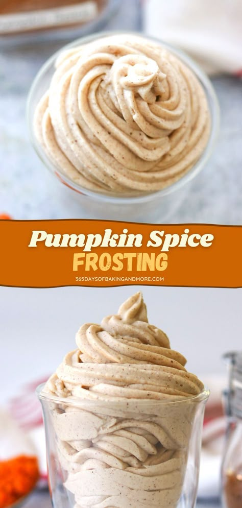 Pumpkin Frosting Cream Cheese, Pumpkin Cream Cheese Icing Recipe, Easy Pumpkin Frosting, Spice Cream Cheese Frosting, Cream Cheese Frosting For Pumpkin Cake, Pumpkin Muffin Frosting, Pumpkin Cake Filling Recipes, Fall Cream Cheese Frosting, Pumpkin Cheesecake Frosting