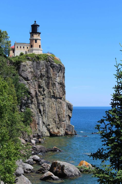 Tettegouche State Park, Split Rock Lighthouse, Silver Bay, Small Towns Usa, Split Rock, Two Harbors, Minnesota Travel, Lighthouse Photos, Lighthouse Pictures