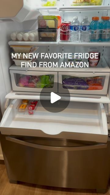 Sara | Mom Life | Organizing | ADDulting on Instagram: "💫 Comment FRIDGE and I’ll send you all the links and a 20% coupon code for this Back to School Fridge Refresh. #amazonpartner

What’s my new favorite fridge find from Amazon?The Fridge-Plus Beverage Organizer by Display Technologies!
 
This one-piece organizer is easy to install and keeps my fridge nice and tidy. It’s a major space saver but still holds 25 drinks!

➕Hit that follow button for decluttering motivation and organizing inspiration. If your goals for 2024 include decluttering and simplifying your home and lifestyle…ME too! You are in the right place, and I’m so happy you’re here!
.
.
.
.
.

#declutter #organizingideas #momlifehacks #fridge #getorganized #organizedlife #home #cleaningtips

Paid Partnership with @displaytech Fridge Organization With Roommates, Best Way To Organize Your Refrigerator, Organized Fridge Healthy, Fridge Organization Ideas, Frig Organization How To Organize, Healthy Food Refrigerator Organization, Mom Life Hacks, Fridge Organization, Organization Inspiration