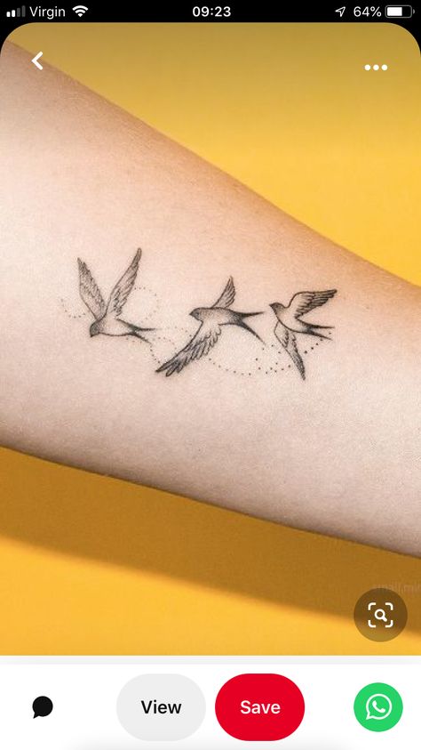 Sun With Birds Tattoo, Songbird Tattoo, Dutch Tattoo, Freedom Tattoo, Sparrow Tattoo Design, Bee Tattoos, Girls Tattoos, Freedom Tattoos, Tiny Wrist Tattoos