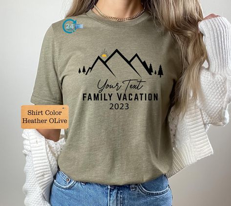 Family Travel Tshirt Ideas, Mountain Shirt Ideas, Georgia Trip, Camp Shirt Designs, Georgia Shirt, Gatlinburg Vacation, Matching Family T Shirts, Camping Shirts, Reunion Shirts