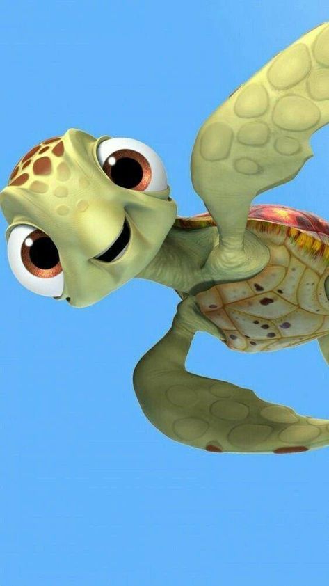 Sea Turtle Wallpaper, Cute Turtle Cartoon, Disney Mignon, Turtle Wallpaper, Regnul Animal, Cute Disney Characters, Foto Disney, Cartoon Turtle, Disney Characters Wallpaper