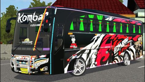 New Bus Livery, Tourist Bus Livery, Komban Bus Livery, Bus Skin Download, Komban Bus, Private Bus Livery, School Bus Games, Bus Livery, Bus Mod