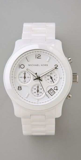 Michael Kors Ceramic Watch More Woman Watches, Mk Watch, White Lady, Cheap Michael Kors, Ceramic Watch, Michael Kors Outlet, White Watch, Women Watches, Purses Michael Kors