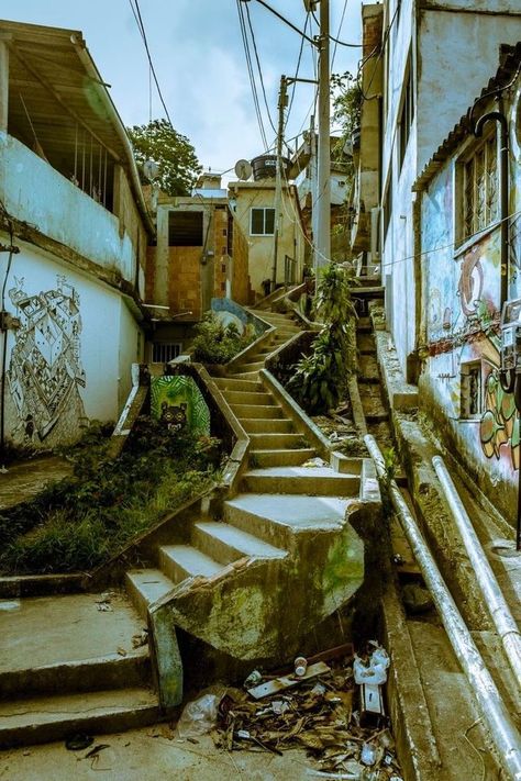 Rio De Janeiro, Stairs, Graffiti