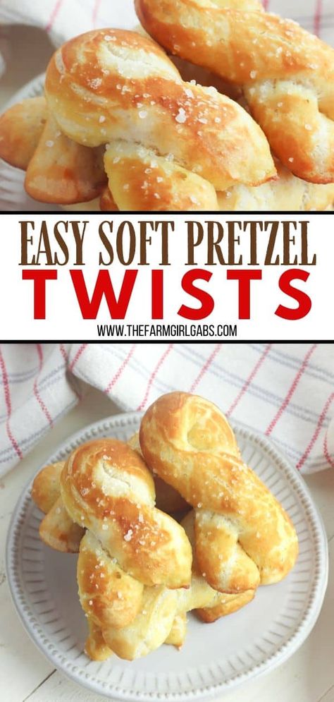 Flan, Pretzel Dough Recipe, Pretzel Knots, Pretzel Bites Recipes, Pretzel Dough, Soft Pretzel Recipe, Homemade Pretzels, Homemade Bread Recipes Easy, Homemade Soft Pretzels