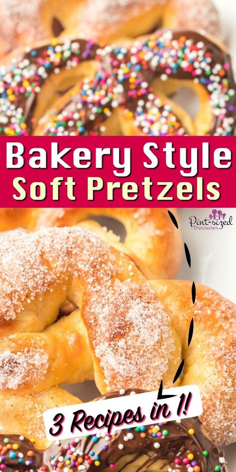 Chocolate Covered Soft Pretzels, Sweet Soft Pretzels, Soft Pretzel Ideas, Aunt Annies Pretzel Recipe, Sweet Pretzel Recipe, Pretzels Homemade, Pretzel Dogs Recipe, Simple Homemade Bread, Homemade Pretzels Recipe