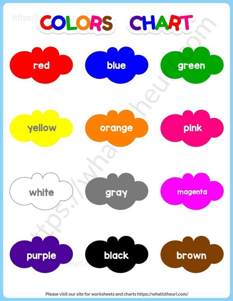 We have designed 2 charts in colors with their names on them. There are 2 designs in this worksheet. These are basically designed as a chart. Due to the nature of PDF, you can print it any poster size. Please download the PDF Colors and Their Names for Kids Charts For Nursery Classroom, Colours Chart For Kindergarten, Colours Names Charts For Kids, Colour Names Charts, Colors Posters For Classroom, Color Chart For Preschool, Fruits Chart For Kids, Colours Chart For Preschool, Colours For Kids Worksheet