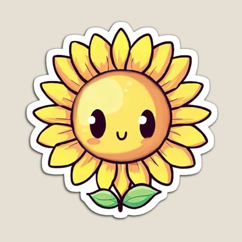 Pasta Sticker, Cute Flower Drawing, Stick Drawings, Easy Disney Drawings, Cute Sunflower, Disney Drawings Sketches, God Sticker, Preppy Stickers, Cartoon Painting