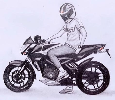 Bike Drawing Sketches, Sketch Images, Boy Sketch, Abstract Pencil Drawings, Motorcycle Drawing, Bike Drawing, Bike Sketch, Pencil Sketch Images, Art Sketches Doodles