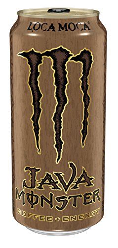 Java Monster, Loca Moca, 15 Ounce (Pack of 12) Coffee Energy Drink, Monster Flavors, Mocha Drink, Coffee Energy, Monster Energy Drink, Mocha Coffee, Drinks Brands, Monster Can, Energy Drink