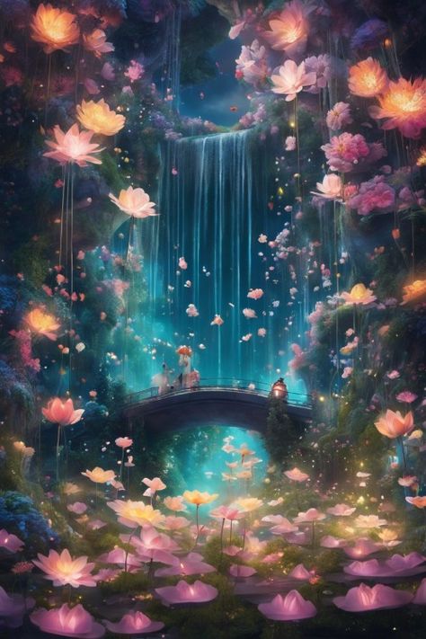 Floating Garden Fantasy Check more: https://paintlyx.com/floating-garden-fantasy/ Floating Land Fantasy Art, Floating Land, Floating Garden, Fantasy Art, Floating, Art