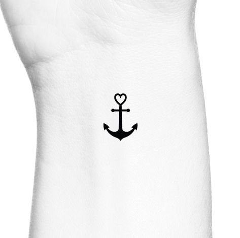 Mom Anchor Tattoo, Navy Tattoo Ideas, Small Anchor Tattoos For Women, Ancora Tattoo, Anchor Tattoos For Women, Anchor Heart Tattoo, Navy Anchor Tattoos, Tiny Anchor Tattoo, Partner Tattoo