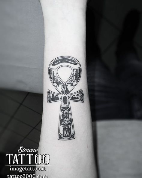 Boutique Tattoo, Tattoo Karma, Africa Symbol, Karma Tattoo, Egypt Tattoo, Egyptian Tattoo, Mythology Tattoos, Cool Small Tattoos, Cross Tattoo