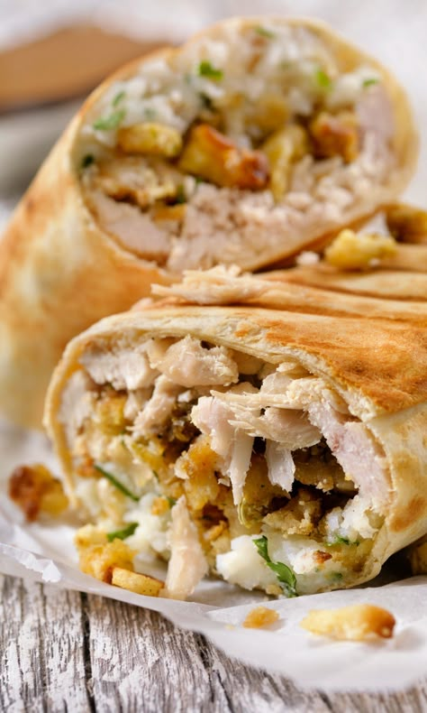 Turkey Leftover Sandwich Recipes, Turkey Breakfast Burritos, Thanksgiving Wrap, Thanksgiving Burrito, Thanksgiving Turkey Leftover Recipes, Mexican Turkey Recipes, Leftover Turkey Lunch Ideas, Thanksgiving Leftover Ideas, Turkey Crepes Thanksgiving Leftovers