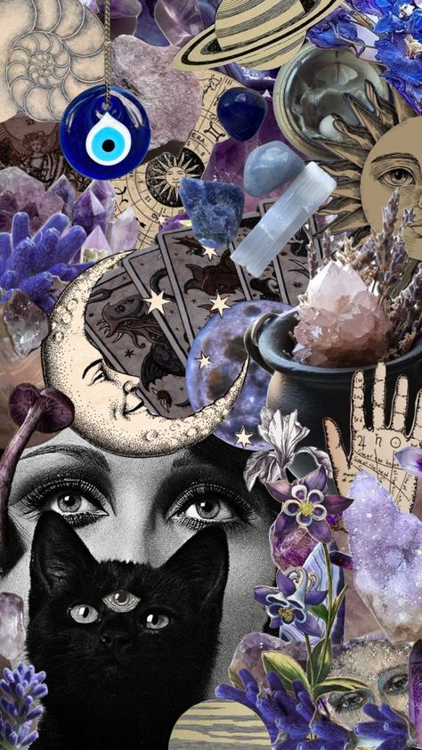 Witch Wallpaper, Astrology Tarot, Goth Wallpaper, Nature Vintage, Cocoppa Wallpaper, Witchy Wallpaper, Trippy Wallpaper, Vintage Witch, Magic Aesthetic