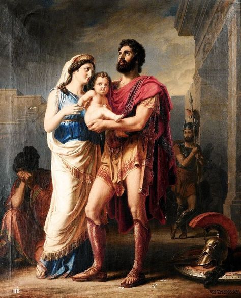 Hector and Achilles: Two Paths to Manliness | The Art of Manliness Hector Troy, Mythology Paintings, Classical Mythology, Art Of Manliness, Greek Mythology Art, Greek And Roman Mythology, Roman Mythology, Mythology Art, Greek Myths