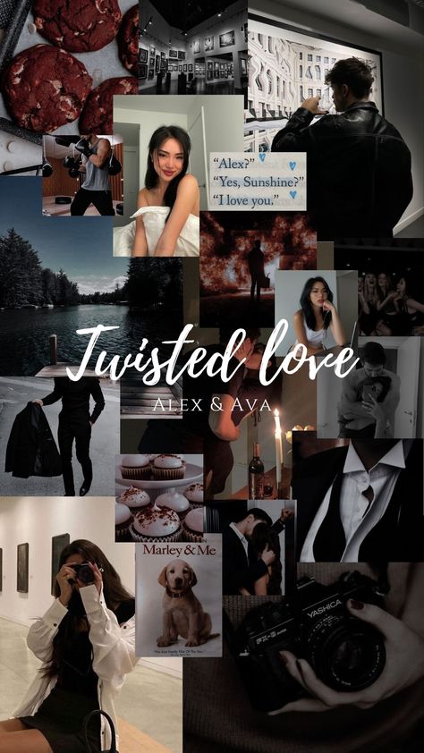 Book Aesthetic Twisted Series, Twisted Love Wallpaper Aesthetic, Twisted Love Book Aesthetic Alex And Ava, Romance Books Wallpaper, Twisted Series Wallpaper Aesthetic, Twisted Love Characters, Twisted Love Fan Art, Twisted Love Book Aesthetic Wallpaper, Twisted Book Aesthetic