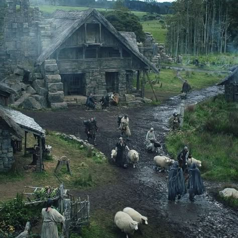 Would you live here? (if possible) . . . . . . #ragnar #pagan #valhalla #viking #vikings #odín #norsemen #norse Dark Academia Farm Aesthetic, Medieval Farm Aesthetic, Medieval Poor Aesthetic, Fantasy Farm Aesthetic, Medieval Commoner Aesthetic, Medieval Life Aesthetic, Medieval Coastal Village, Midevil Village Aesthetic, Medieval Dystopia