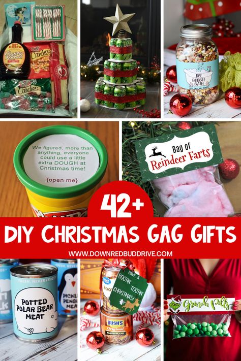 Silly Gifts For Christmas, Homemade Gag Gifts For Christmas, Silly Christmas Gifts, Christas Gifts, Gag Gifts For Christmas, Diy Gag Gifts, Christmas Gag Gifts, Homemade Gag Gifts, Christmas Funnies