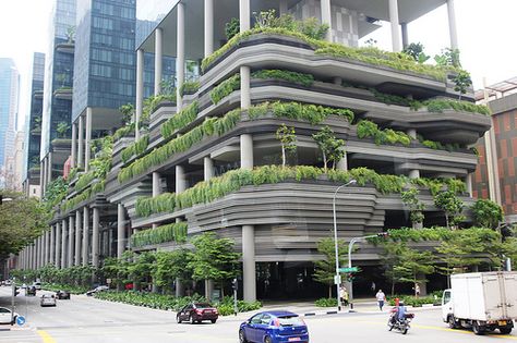 Royal Hotel Singapore | Park Royal Hotel, Singapore | Flickr - Photo Sharing! Park Royal Singapore, Mass Housing, Bus Window, Singapore Architecture, Park Royal, Singapore Garden, Estate Design, Eco City, Real Estates Design