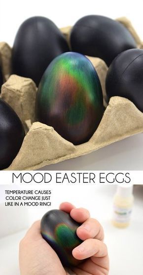 These mood ring Easter eggs change colors just like a mood ring! Easter eggs of the future! SO cool! Easter Eggs, Easter Decorations Kids, Mood Ring, Diy Easter Decorations, Easter Diy, Backyard Decor, So Cool, Easter Decorations, Easter Egg