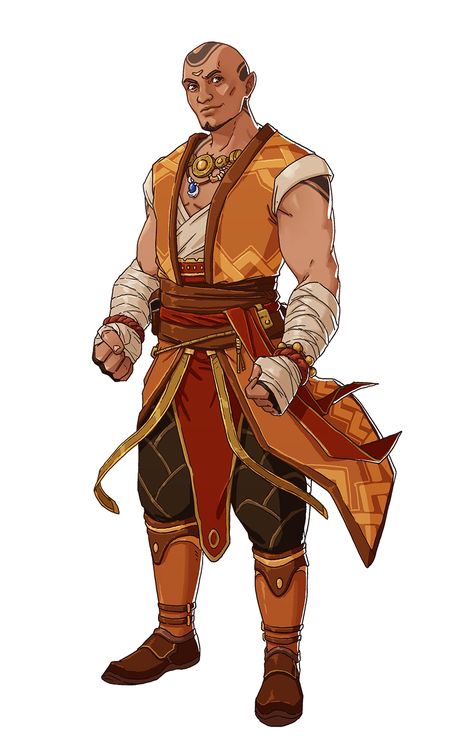 Male Half-Elf Monk - Pathfinder PFRPG DND D&D 3.5 5th ed d20 fantasy Glen Keane, Ernesto Irawan, Aura Magic, Rpg Wallpaper, Monk Dnd, Dnd Party, Magic Energy, Half Elf, Elf Characters