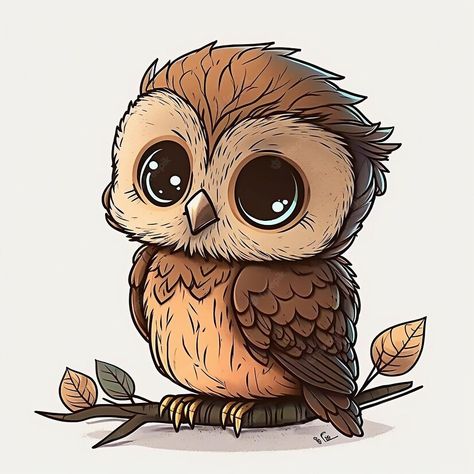 Premium Photo | A cartoon drawing of an owl with big eyes. Elf Owl Drawing, Christmas Owl Drawing, Animated Animals Drawings, Owl Cute Drawing, Animal Cartoon Drawings, Jackfruit Drawing, Owl Eyes Drawing, Baby Owl Drawing, Animal Eyes Drawing