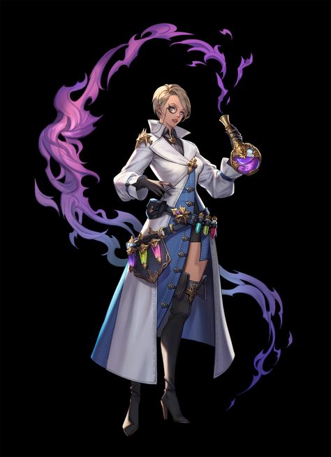 ArtStation - an alchemist, purin * Alchemist Witch, Anime Show, Concept Art Character, Memes Anime, 판타지 아트, Fantasy Rpg, Female Character Design, Character Creation, Dnd Characters