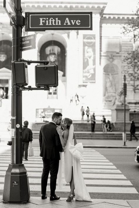 NYC Public Library Elopement | Elopement Photo Ideas | Elopement Photoshoot inspiration | NYC Elopement Ideas Rooftop Wedding Nyc, Downtown City Wedding Photos, New York City Public Library, Elope New York, New York Elopement Photography, Nyc Wedding Photoshoot, Ny Public Library Photoshoot, Plaza Hotel Engagement Photos, Nyc Public Library Photoshoot