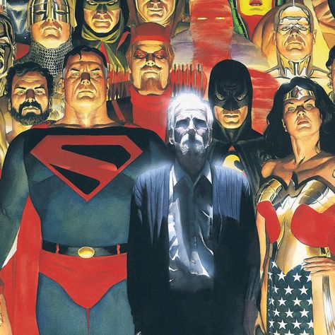 Revisiting DC Comics’ Triumphant Kingdom Come Justice League Animated, Dc Trinity, Superhero Stories, Univers Dc, Alex Ross, Kingdom Come, Movies And Series, Marvel Actors, Comic Collection