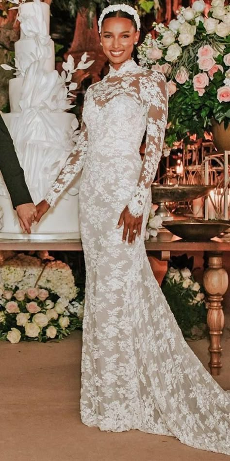 Wedding Dresses With Sleeves Lace, Dress Tips, Dresses With Sleeves Wedding, Sleeves Wedding Dresses, Lace Wedding Dresses With Sleeves, Jasmine Tookes, Wedding Dresses With Sleeves, Lace Wedding Dresses, Lace Wedding Dress