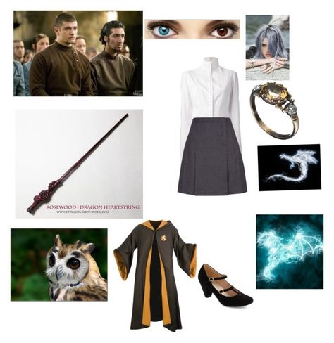 Harry Potter Oc Outfits, Hufflepuff Uniform, Harry Potter Oc, Oc Outfits, Movie Inspired Outfits, Fandom Outfits, Teenager Outfits, Alexis Bittar, Book Ideas