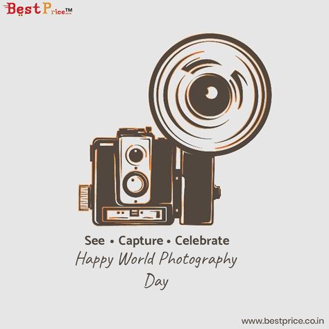 📷 On the occasion of #WorldPhotographyDay, we would like to express our gratitude to all the photographers who have worked for BestPrice.co.in and captured some amazing pictures for us!  📸 For all the photographers out there, a photograph is worth a thousand words and countless memories! Keep capturing these memories! . . . . . #Photographers #BestPrice #BestPhoto #Photography Happy Photographer Day, Happy World Photography Day, Photographer Day, World Photography Day, Happy Photography, Photography Day, World Days, Amazing Pictures, World Photography