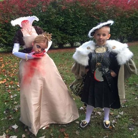 Best Kids Costumes, Most Creative Halloween Costumes, Best Halloween Costumes Ever, Hallowen Costume, Halloween 2015, Henry Viii, Group Halloween Costumes, Anne Boleyn, Game Costumes