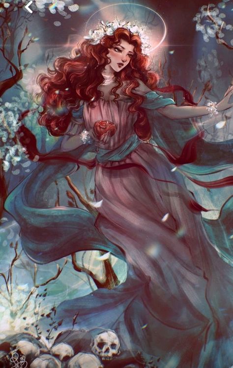 Story Of Persephone, Roy The Art, Mythology Poetry, The Goddess Of Spring, Persephone Greek Goddess, Persephone Art, Greek Goddess Art, Roman Myth, Persephone Goddess