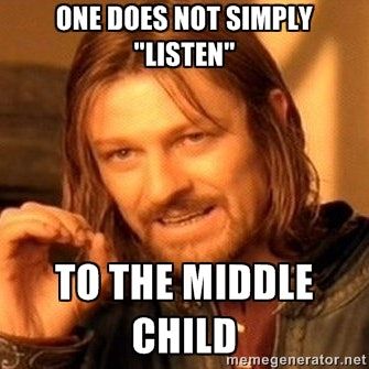 8 Middle Child Day Memes That Every Middle Child Can Relate To, Because The Struggle Is Real Humour, Middle Child Humor, Middle Child Syndrome, The Middle Child, Third Trimester Pregnancy, Pregnancy Memes, Sibling Quotes, Birth Order, One Does Not Simply