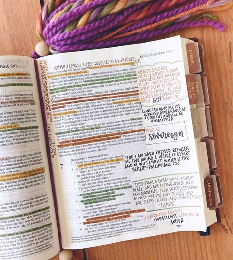 Bible Annotations, Faith Goals, Bible Lettering, Ecclesiastes 7, Bible Things, Faith Journal, Journal Bible, Bible College, Bible Journaling Ideas Drawings