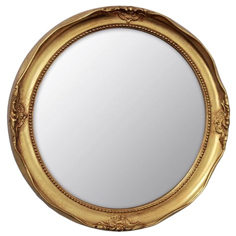 Dresser In Living Room, Round Mirror Decor, Round Gold Mirror, Decorative Wall Mirror, Mirror Round, Mirror Hanging, Hanging Wall Mirror, Gold Sign, Square Mirror