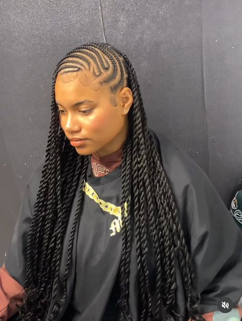 Trial Braids, Lemonade Knotless, Black Hair Protective Styles, Cornrow Hairstyle, Hair Braid Designs, Lemonade Braids Hairstyles, Hairstyle Ideas Easy, Lemonade Braids, Braided Hairstyles For Black Women Cornrows