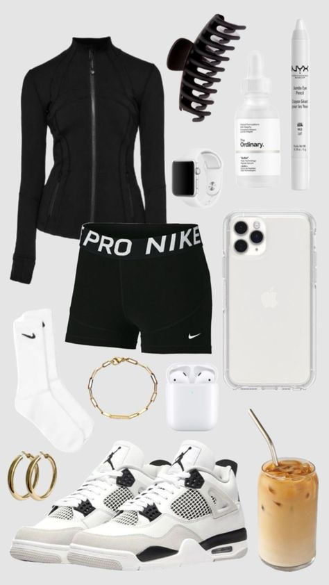 Nike Cute Outfits, Nike Clothing Aesthetic, Gym Strip Outfits School, Athletics Outfit Ideas, Nike Inspo Outfit, Sporty Teen Outfits, Sporty Clothes Aesthetic, Sporty Girl Outfits For School, Fashion Outfits Sporty