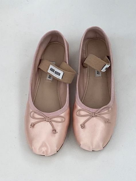 Miu Miu Ballet Shoes, Miu Miu Mary Jane, Miu Miu Ballet, Ballet Doll, Athletic Accessories, Goyard Bag, Court Heels, Pink Aura, Ballerina Shoes Flats