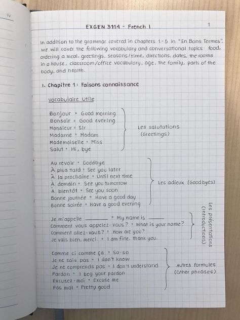 Aesthetic Notes Language Learning, Handwriting Notes Ideas, How To Organize Language Notes, Good Notes Language Learning, Language Journal Aesthetic French, French Vocabulary Notes, Minimalist Notes Design, Language Learning French Notes Aesthetic Ideas, Aesthetic Notes Language