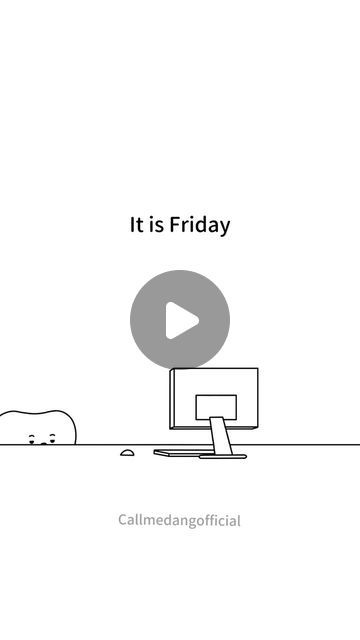 Call Me Dang Official on Instagram: "It is Friday, so clock in and then CLOCK OUT

Audio by @itslaneo 

#workhumor #wfh #positivity #friday #work #motivational #inspirational #comedy #funnyvideos #memes #animation #callmedangofficial" It Is Friday, Animation Inspiration, Work Humor, Call Me, Funny Gif, Clock, Audio, Memes, Instagram