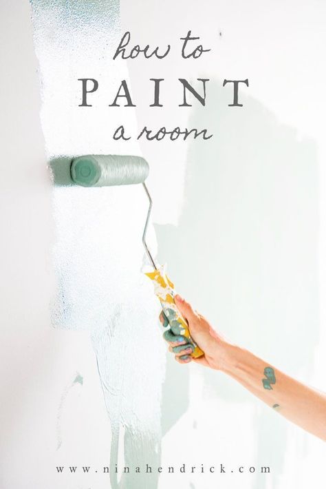 How to Paint a Room | Get the best tips and tricks for how to paint a room step by step with this complete guide. #painting #howtopaint #paintguide Interior Painting Tips, Painting Tips And Tricks, Film Decor, Interior Painting, Living Room Remodel, Room Remodeling, Basement Remodeling, Room Paint, Diy Home Improvement