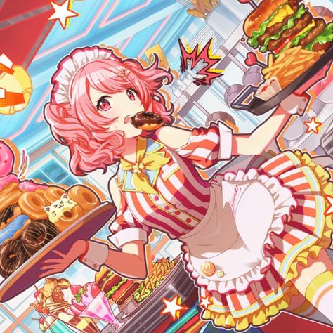 Airi | project sekai Tsundere Girl, Cafe Cards, Airi Momoi, Event Card, Card Banner, Emu, An Anime, Hatsune Miku, Pink Hair