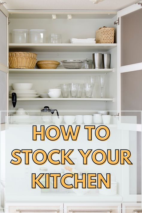 Your AirBnb kitchen in your vacation rental should include all of the essentials. I want to make sure my guests have everything they need to cook a gourmet meal in the kitchen. But what do you REALLY need in your vacation rental kitchen? If you’re advertising your listing with a full kitchen, guests will expect to be able to use the kitchen as if they were at home. Use this complete list of kitchen essentials for your AirBnb or vacation rental as a guide to stock your kitchen! Small Kitchens For Airbnb, Kitchen Airbnb Ideas, What Do I Need In My Kitchen, Vacation Rental Kitchen, New Home Kitchen Essentials, What Do You Need In A Kitchen, Airbnb Pantry, Air Bnb Kitchen Essentials, How To Stock A Vacation Rental