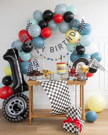 Miles Per Hour Collection – My Mind's Eye Paper Goods Paper Table Runner, Car Birthday Theme, Race Car Birthday Party, Cars Theme Birthday Party, Race Party, Race Car Party, Race Car Birthday, Cars Birthday Parties, Checkered Flag